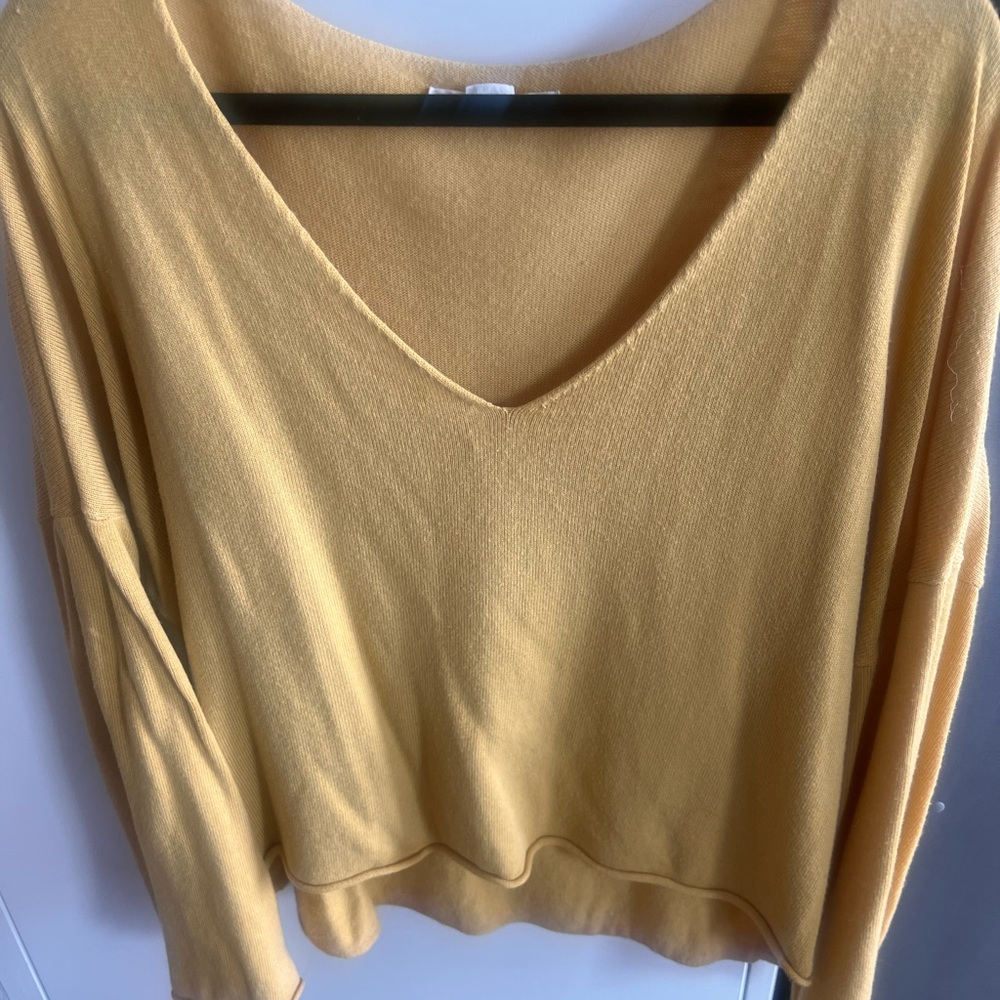 O’Neill Mustard Yellow V-Neck Sweater